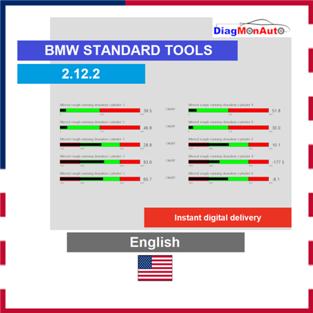 BMW STANDARD TOOLS (INPA 5.0.6) 2.12.2 in ENGLISH