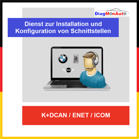Installations- und Konfigurationsservice für K+DCAN / ENET / ICOM Schnittstellen