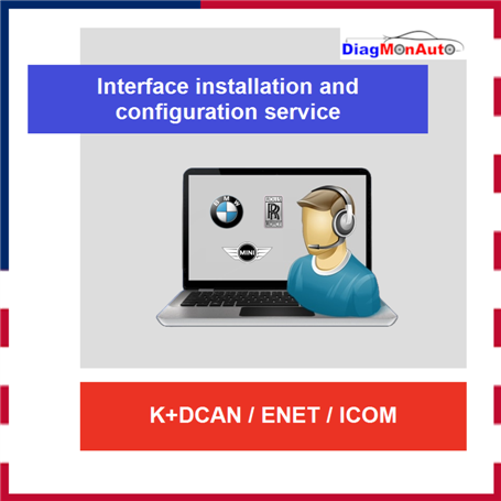 Installation and configuration service for K+DCAN / ENET / ICOM interfaces