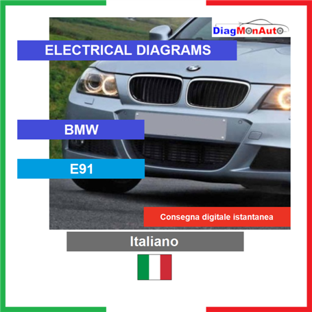 Elektriska scheman BMW E91 Italiano