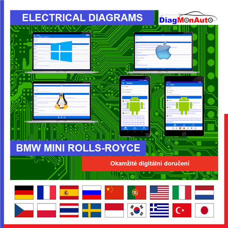 Elektrická schémata BMW MINI ROLLS-ROYCE - Plný přístup