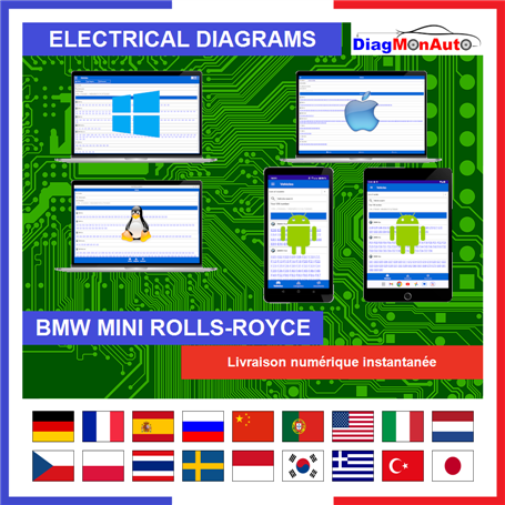 Schémas électriques BMW MINI ROLLS-ROYCE - Accès complet
