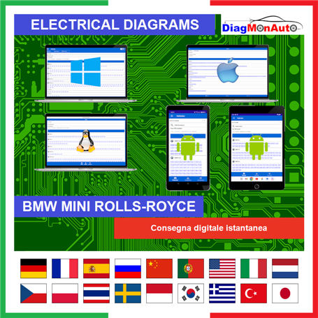 Schemi elettrici BMW MINI ROLLS-ROYCE - Accesso completo