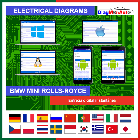Diagramas elétricos BMW MINI ROLLS-ROYCE - Acesso completo
