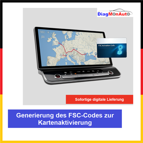 Generierung des FSC-Aktivierungscodes für Premium-, Route-, Motion-, Move-, EVO-, ID4- und Next-Karten