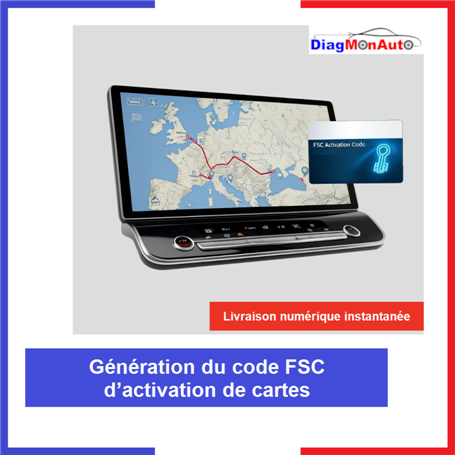 Génération du code FSC d’activation de cartes pour les cartes Premium, Route, Motion, Move, EVO, ID4 et Next