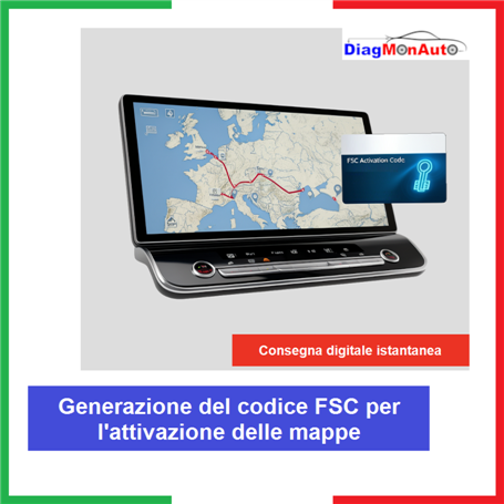 Generazione del codice di attivazione FSC per le schede Premium, Route, Motion, Move, EVO, ID4 e Next
