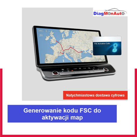 Generowanie kodu aktywacyjnego FSC dla kart Premium, Route, Motion, Move, EVO, ID4 i Next