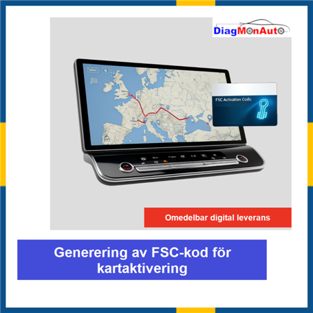 Generering av FSC-aktiveringskod för Premium-, Route-, Motion-, Move-, EVO-, ID4- och Next-kort