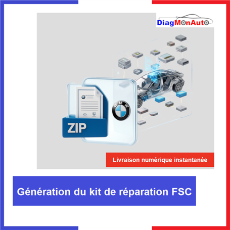 Génération du kit de réparation FSC pour BMW, MINI et Rolls-Royce