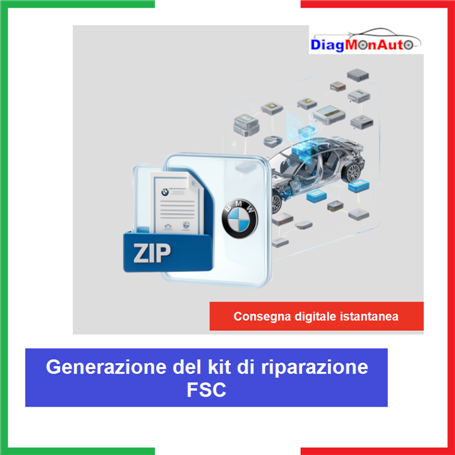 Generazione del kit di riparazione FSC per BMW, MINI e Rolls-Royce
