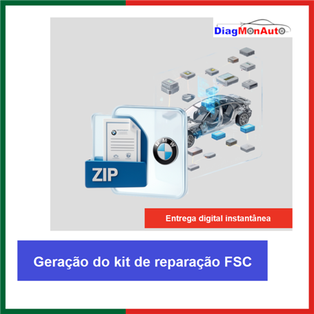 Geração do kit de reparação FSC para BMW, MINI e Rolls-Royce