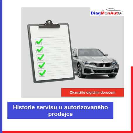 Servisní historie u dealera pro BMW, MINI a Rolls-Royce