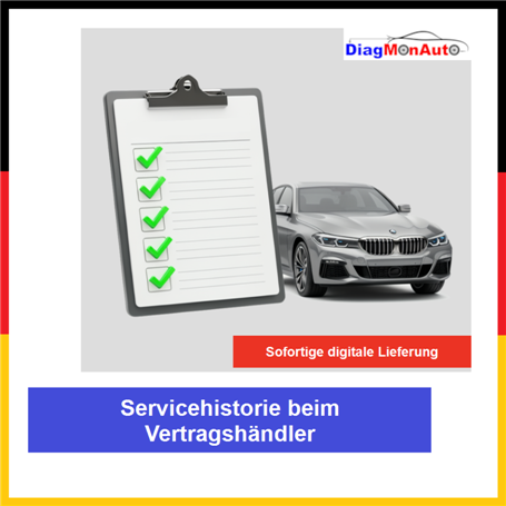 Servicehistorie beim Vertragshändler für BMW, MINI und Rolls-Royce
