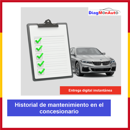Historial de mantenimiento en concesionario para BMW, MINI y Rolls-Royce