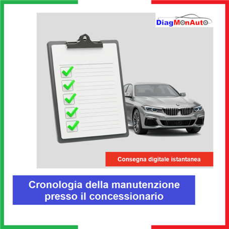 Storico degli interventi presso concessionario per BMW, MINI e Rolls-Royce