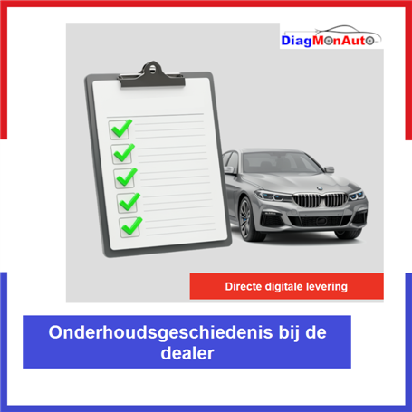 Dealer onderhoudshistorie voor BMW, MINI en Rolls-Royce