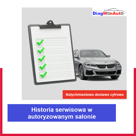 Historia serwisowa u dealera dla BMW, MINI i Rolls-Royce