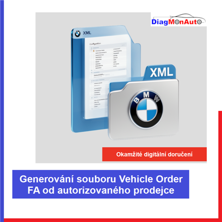 Vytvoření souboru Vehicle Order FA pro dealera BMW, MINI a Rolls-Royce