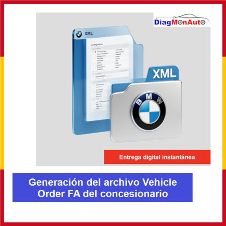 Generación del archivo Vehicle Order FA del concesionario para BMW, MINI y Rolls-Royce