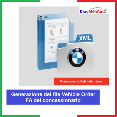 Generazione del file Vehicle Order FA della concessionaria per BMW, MINI e Rolls-Royce