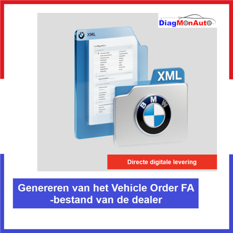 Genereren van het Vehicle Order FA-bestand van de dealer voor BMW, MINI en Rolls-Royce