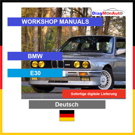 Verkstadshandböcker BMW E30 Deutsch