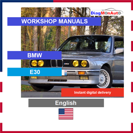 Verkstadshandböcker BMW E30 English