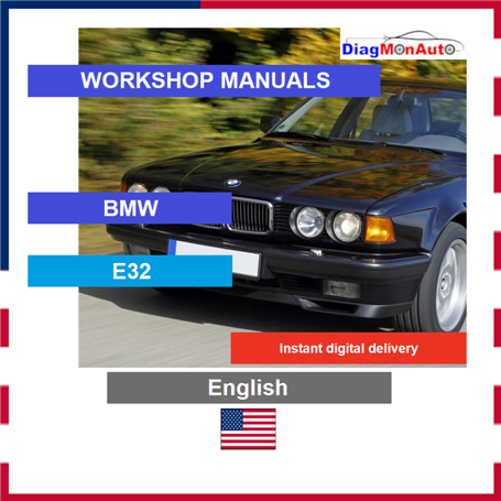 Werkstatthandbücher BMW E32 English