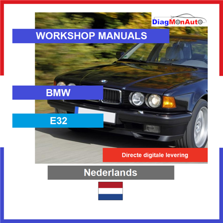 Werkstatthandbücher BMW E32 Nederlands