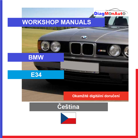 Verkstadshandböcker BMW E34 Čeština