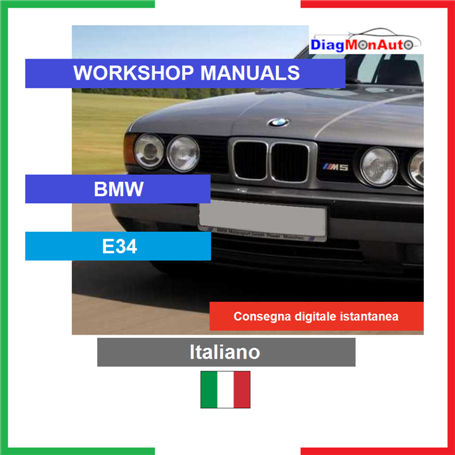 Verkstadshandböcker BMW E34 Italiano