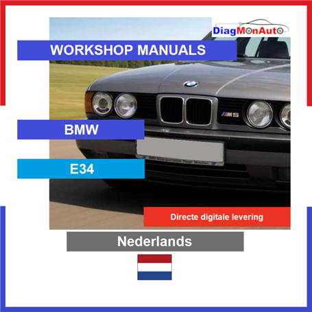 Verkstadshandböcker BMW E34 Nederlands