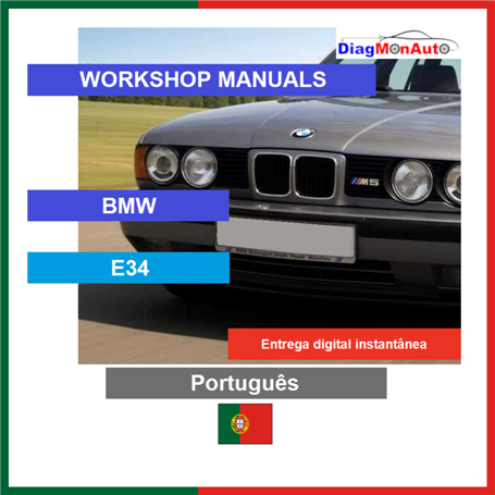 Verkstadshandböcker BMW E34 Português