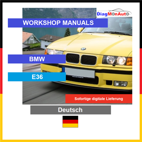 Verkstadshandböcker BMW E36 Deutsch