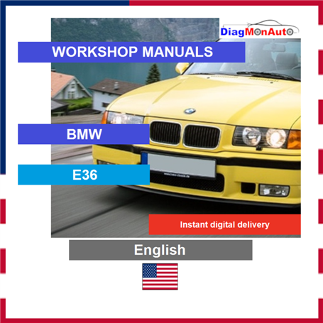 Verkstadshandböcker BMW E36 English