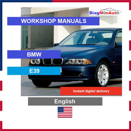 Verkstadshandböcker BMW E39 English
