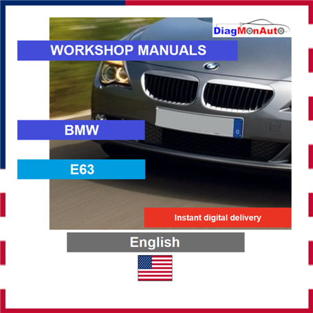 Verkstadshandböcker BMW E63 English
