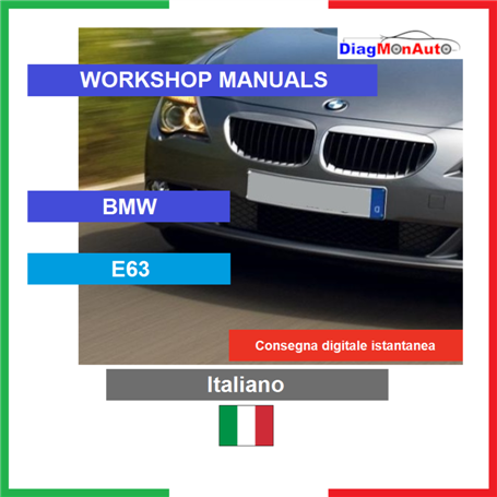 Verkstadshandböcker BMW E63 Italiano