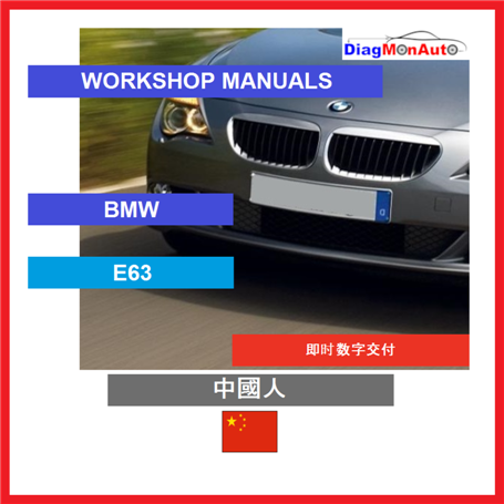 Verkstadshandböcker BMW E63 中國人