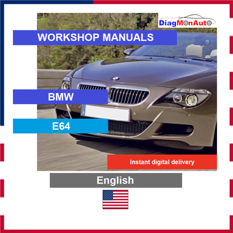 Verkstadshandböcker BMW E64 English