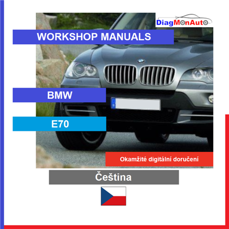 정비 매뉴얼 BMW E70 Čeština
