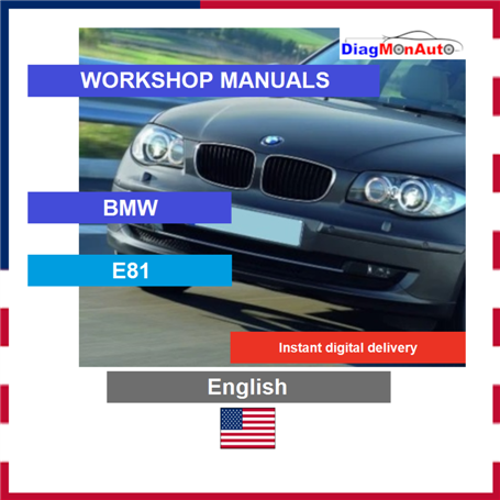 Verkstadshandböcker BMW E81 English