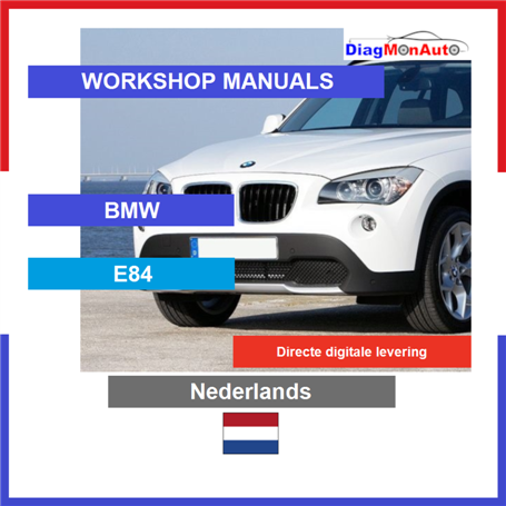 정비 매뉴얼 BMW E84 Nederlands