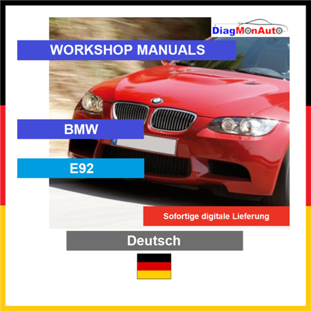 Verkstadshandböcker BMW E92 Deutsch