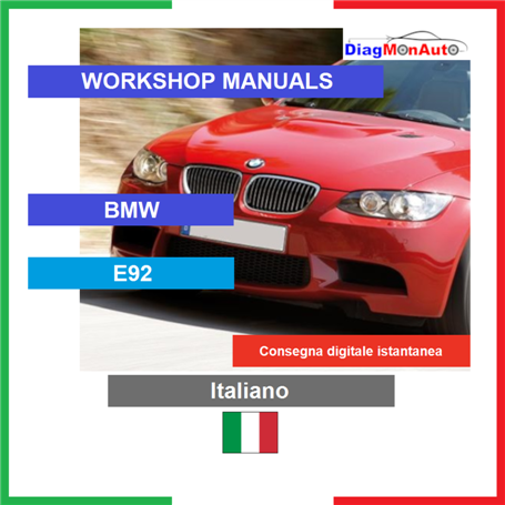 Verkstadshandböcker BMW E92 Italiano