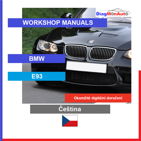 Verkstadshandböcker BMW E93 Čeština