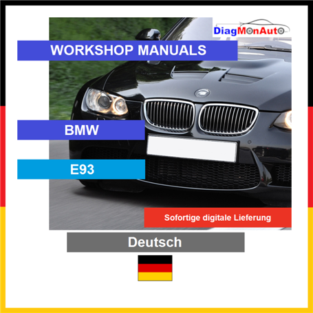 Verkstadshandböcker BMW E93 Deutsch