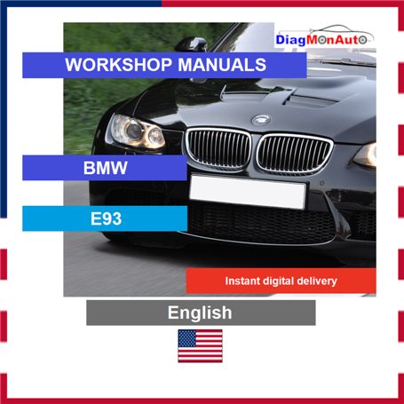 Verkstadshandböcker BMW E93 English