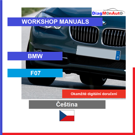 정비 매뉴얼 BMW F07 Čeština